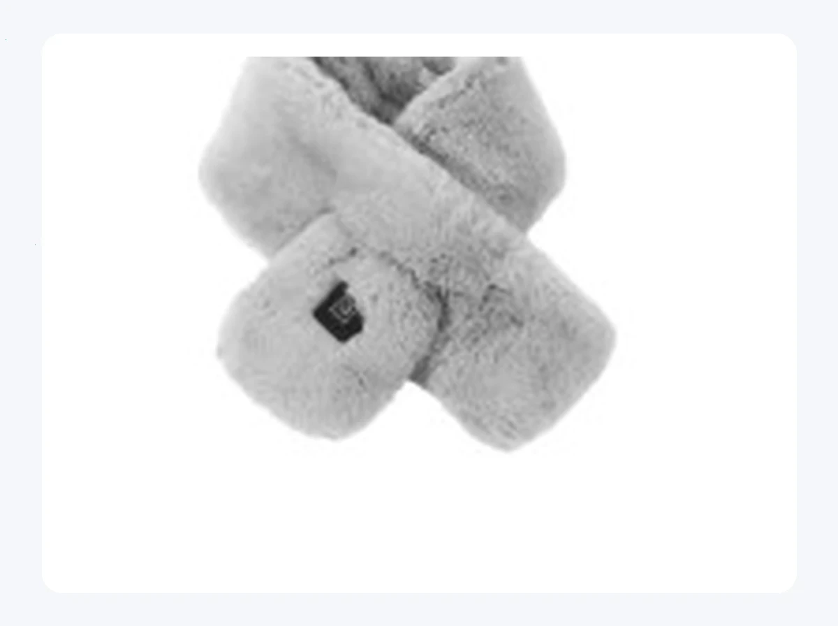 Faux-Fur Heated Scarf & Twin Hand Warmers